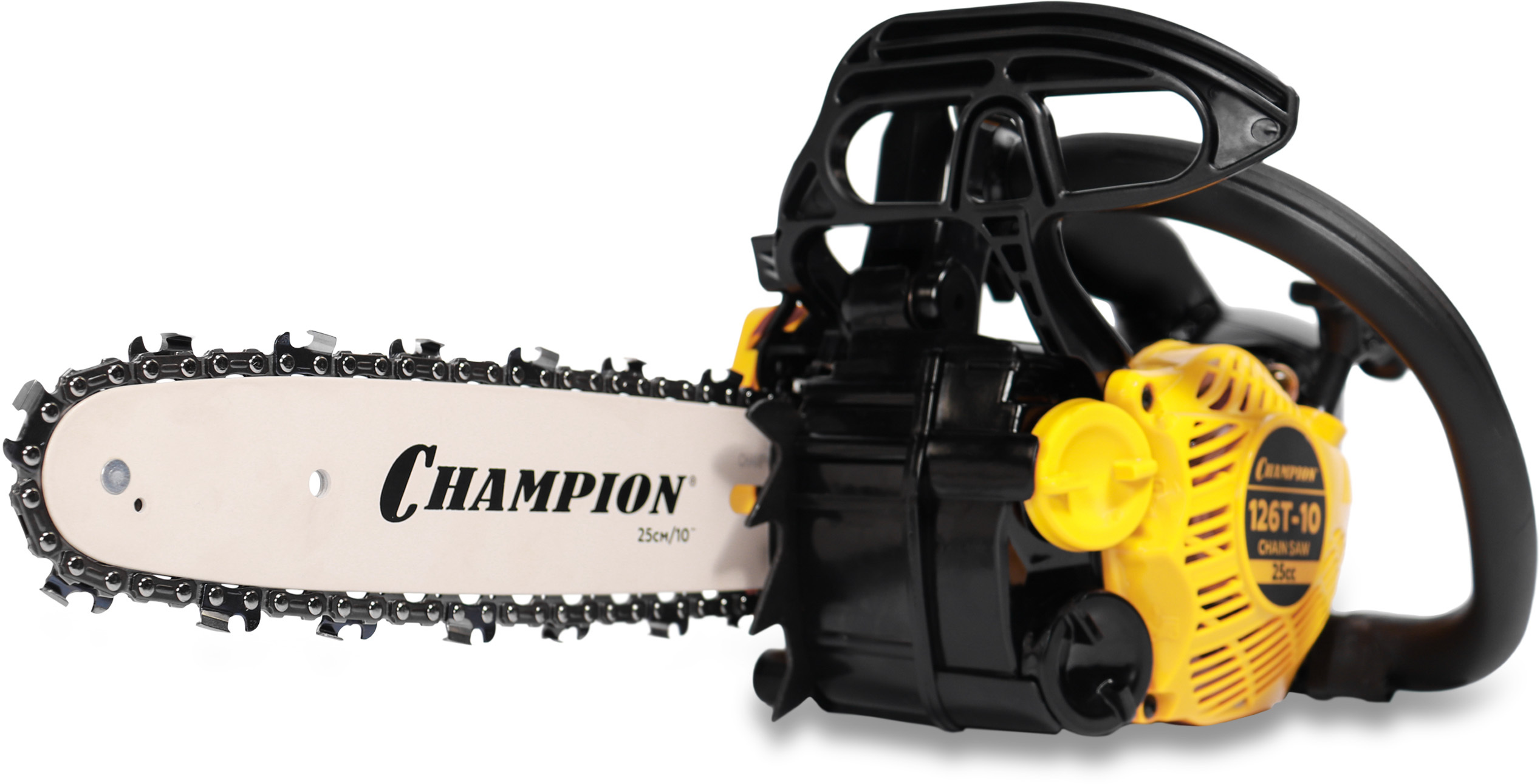 Бензопила CHAMPION   126T-10"-3/8-1,3-40E (1,15кВт 25см³ 2,4кг)