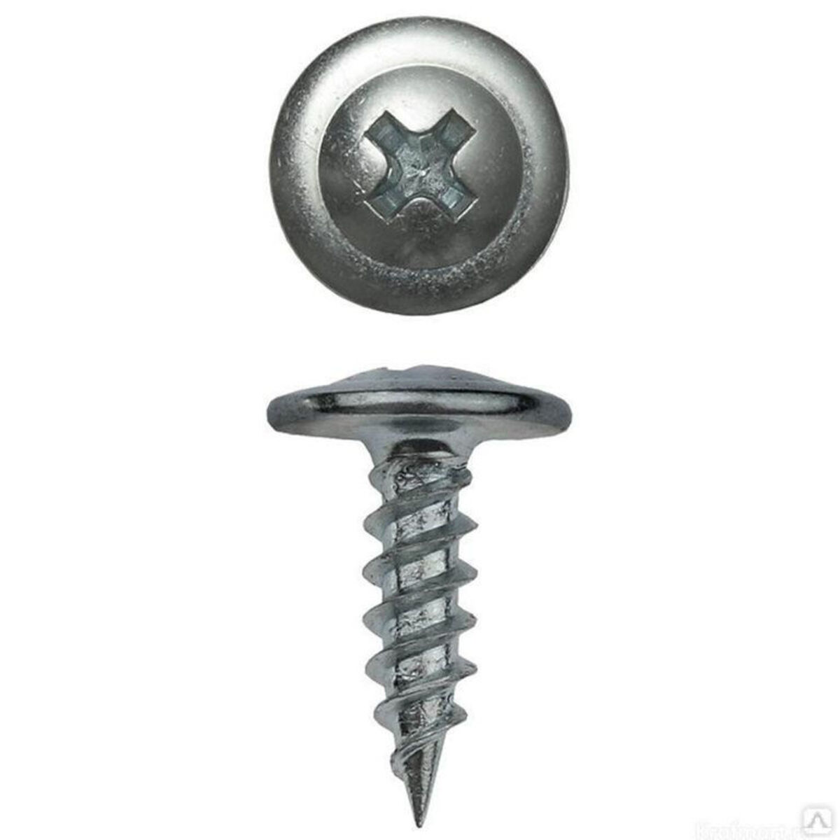 Саморез 4.2х38 мм с прессшайбой, цинк, острый (25 шт в зип-локе) STARFIX (SMZ1-32789-25)