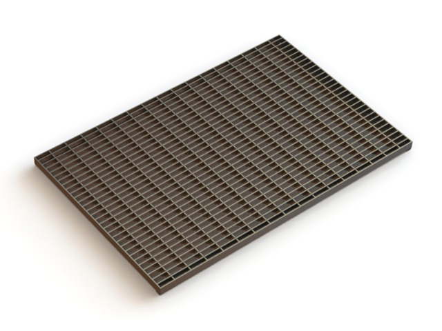 Решетка стальная 390х590 (ячейка 33х11), Ecoteck, РФ (П9РШ0001) (ecoteck)