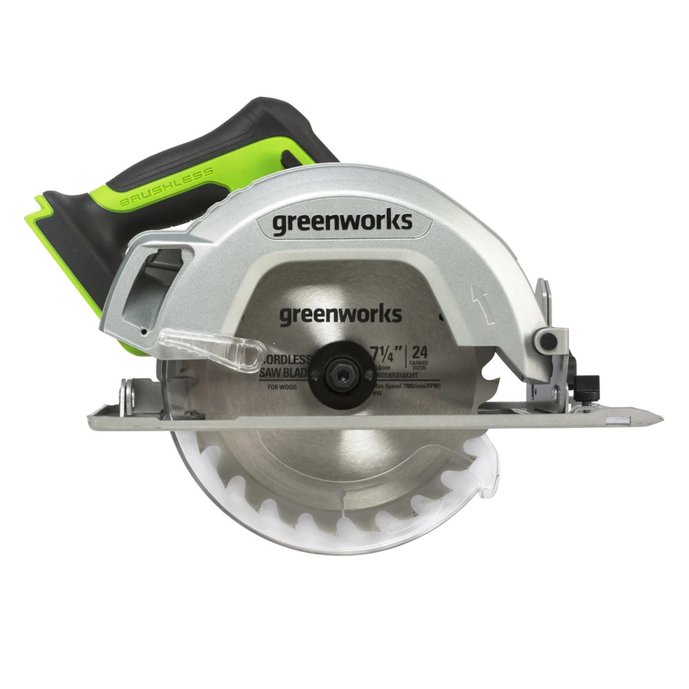 Пила циркулярная Greenworks GD24CS (без АКБ и ЗУ)