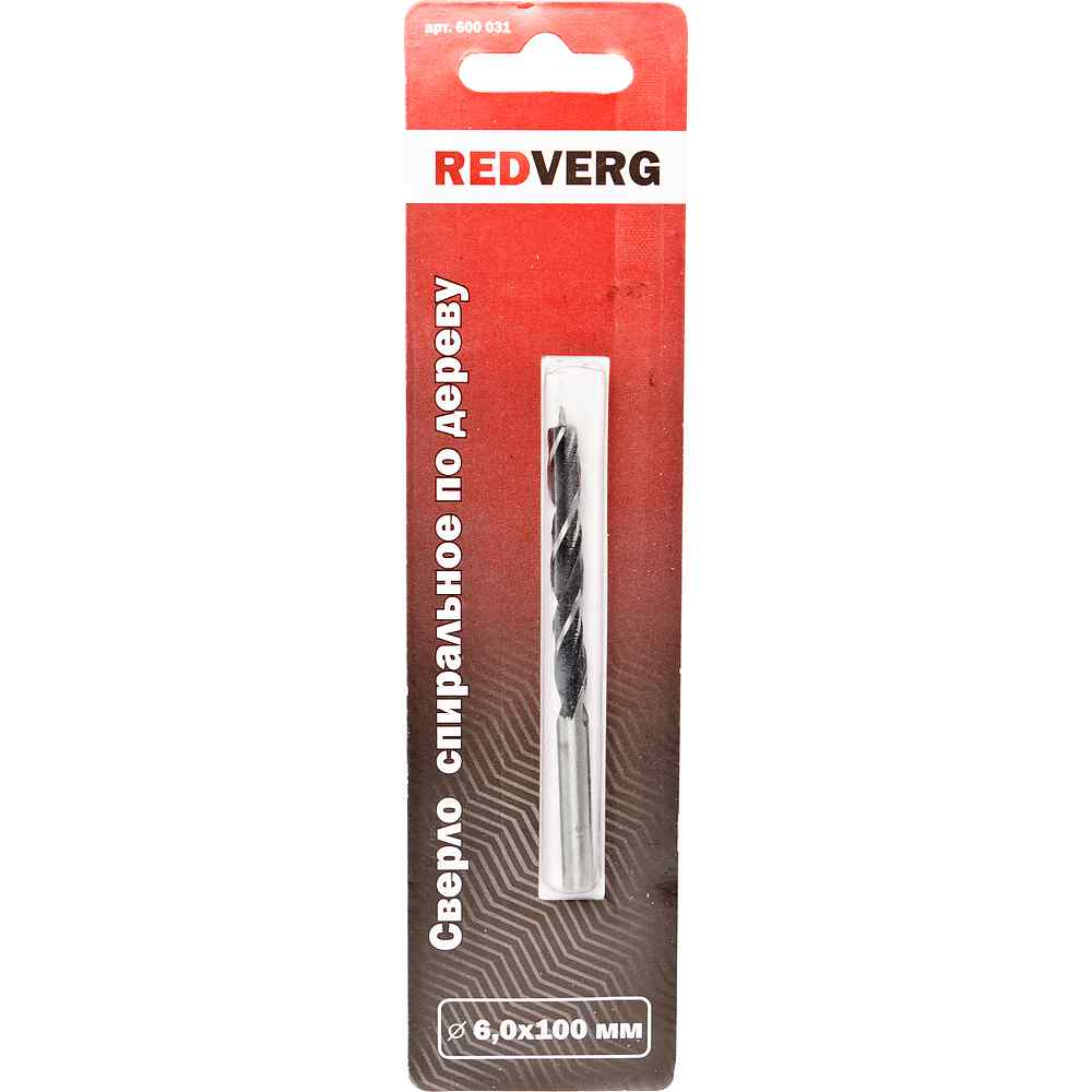 Сверло по дереву REDVERG HCS 6 мм(600031)