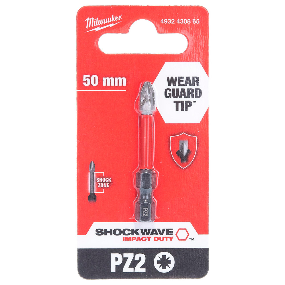 Бита Milwaukee SHOCKWAVE PZ2х50 (865)