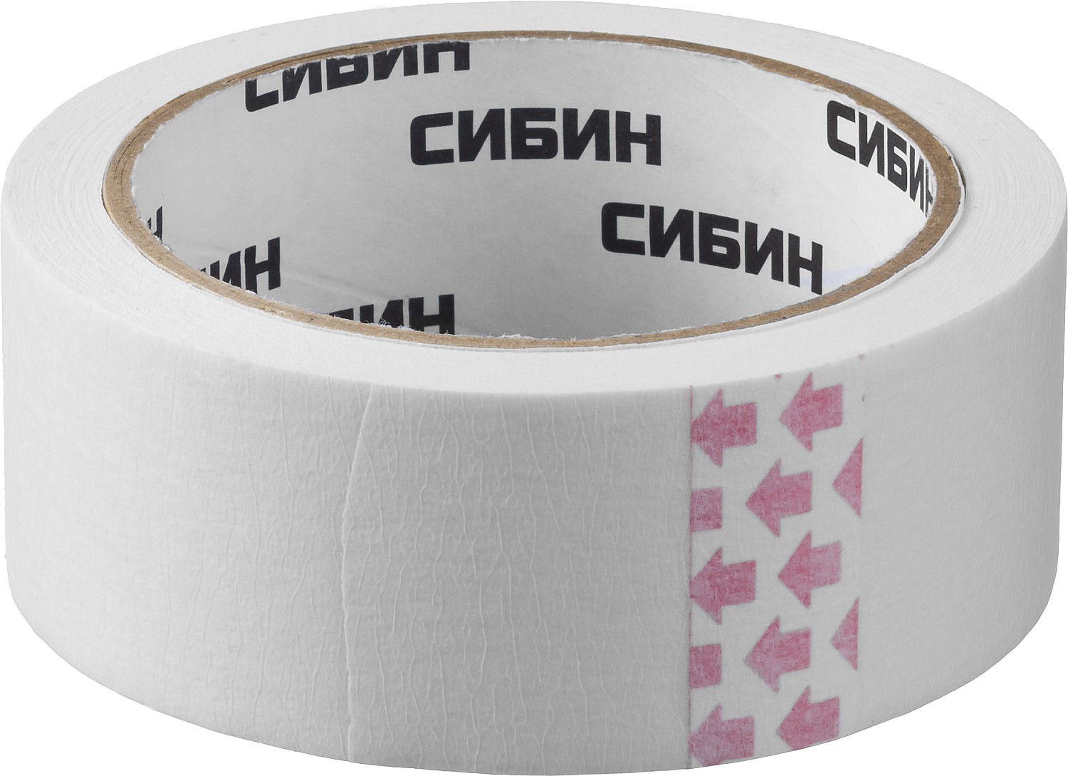 СИБИН 38 мм х 25 м, креповая, малярная лента (12111-38)