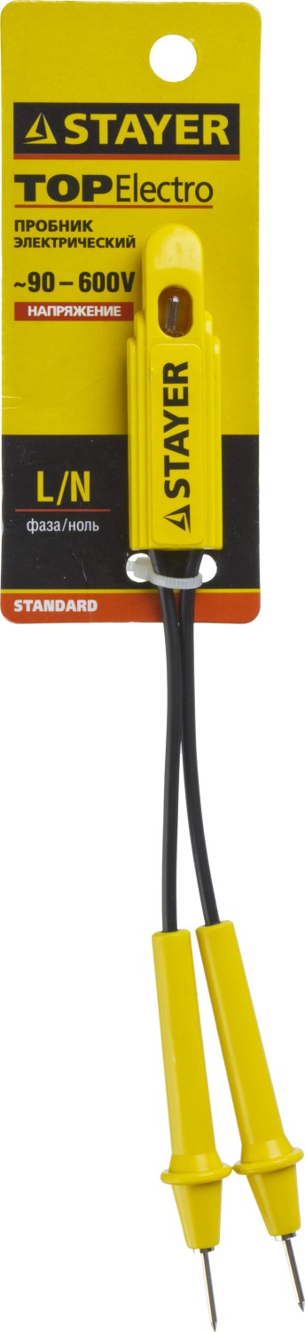 STAYER TOPElectro 80-500В 190мм, Электрический пробник (2575-17)