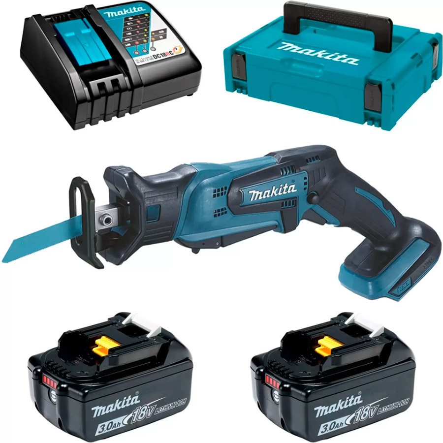 Пила сабельная аккумуляторная Makita DJR185RFE
