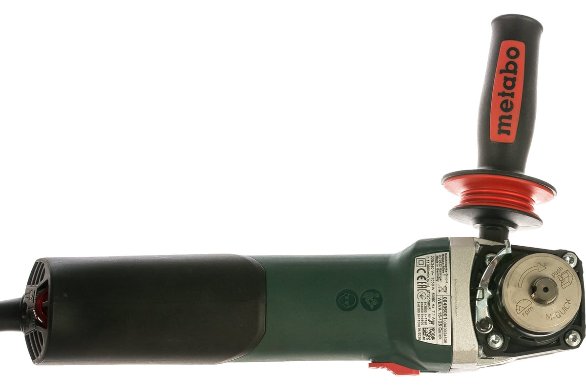 Машина шлифовальная угловая Metabo WEVA 15-125 квик/Quick