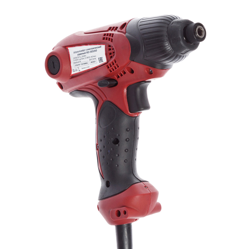Шуруповерт электрический ударный REDVERG RD-ISD250
