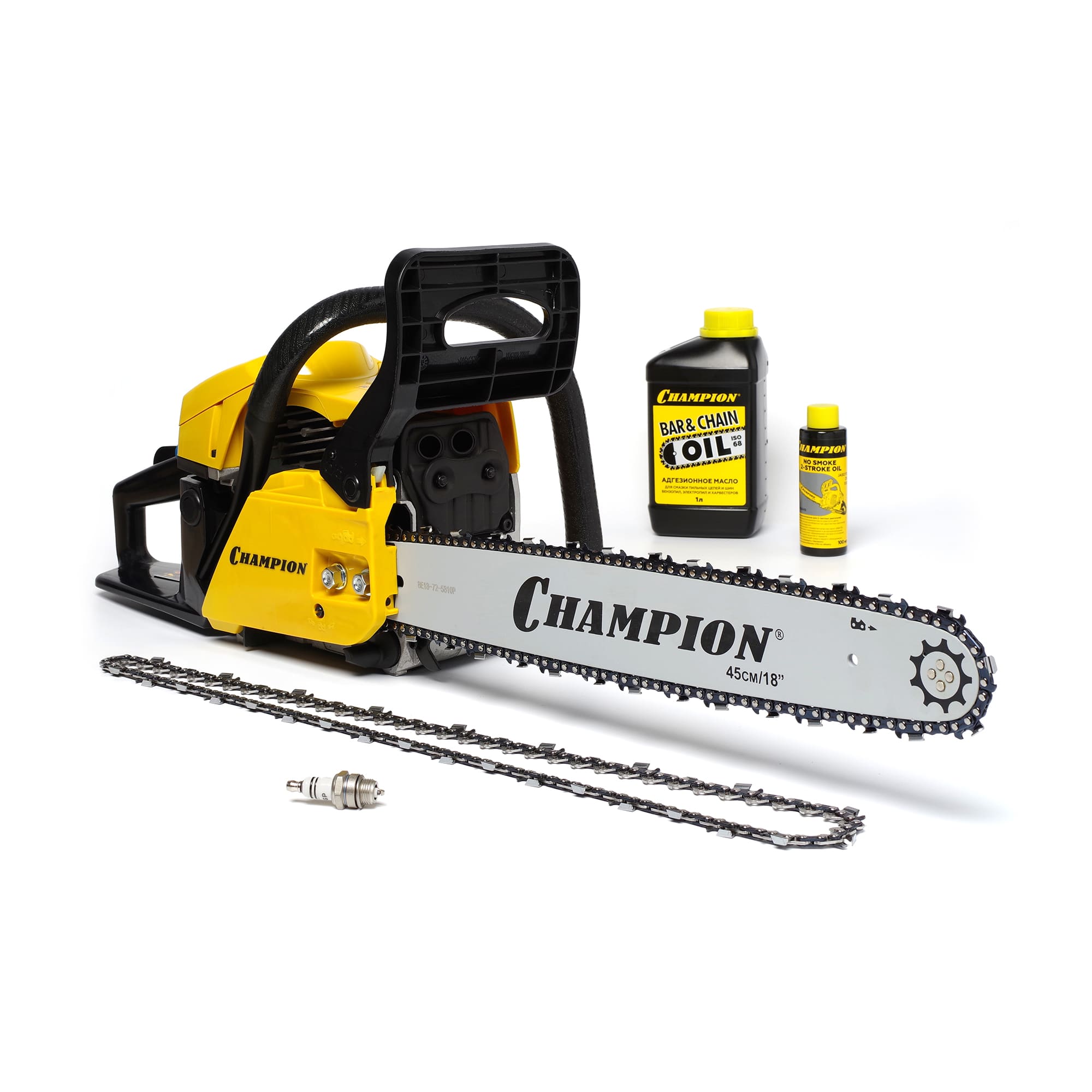 Бензиновая цепная пила CHAMPION 256-18"