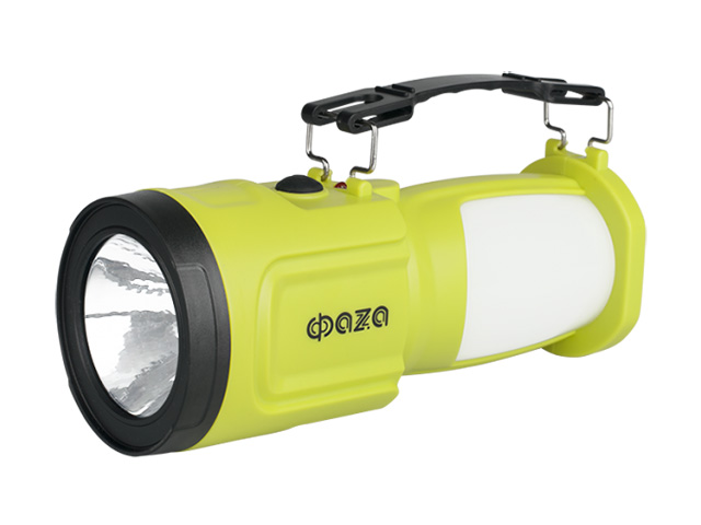 Фонарь светодиодный аккум. AccuF8-L1W/L24-gn (зел.) ФАЗА (5006683) (ФАZА)