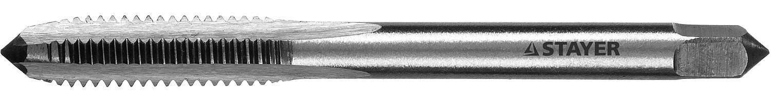 STAYER М6 х 1.0, одинарный, метчик для сквозных отверстий (28020-06-1.0)