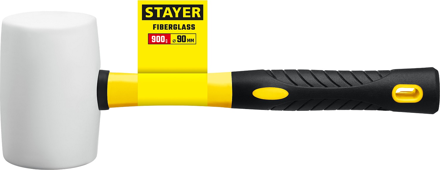 STAYER 900 г, белая, резиновая киянка, Professional (20533-900)