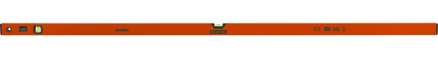KRAFTOOL Expert, 1800 мм, с зеркальным глазком, усиленный уровень (34710-180)
