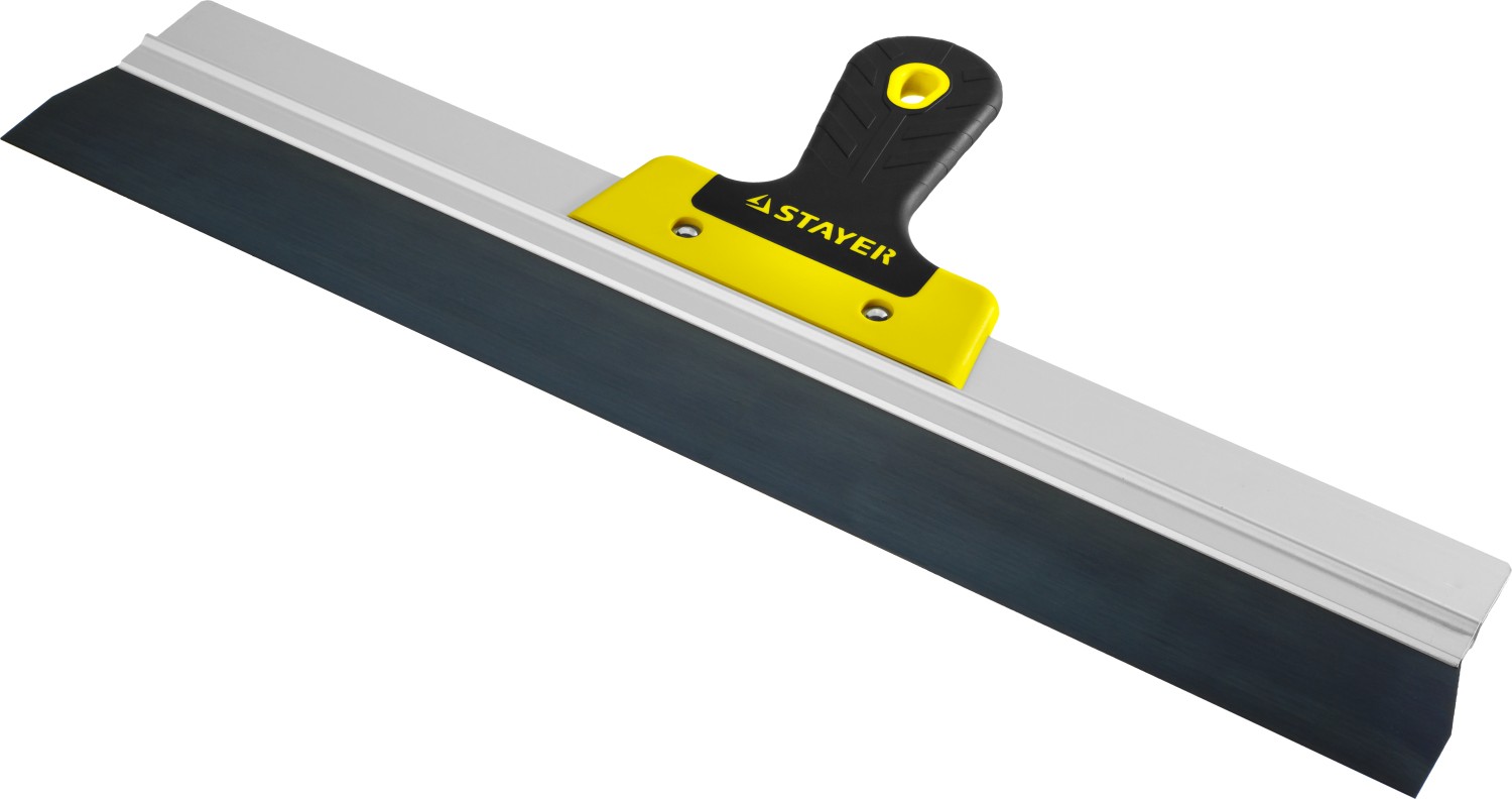STAYER PROFlat, 470 мм, алюминиевая направляющая, двухкомпонентная ручка, анодированный фасадный шпатель (10045-47)