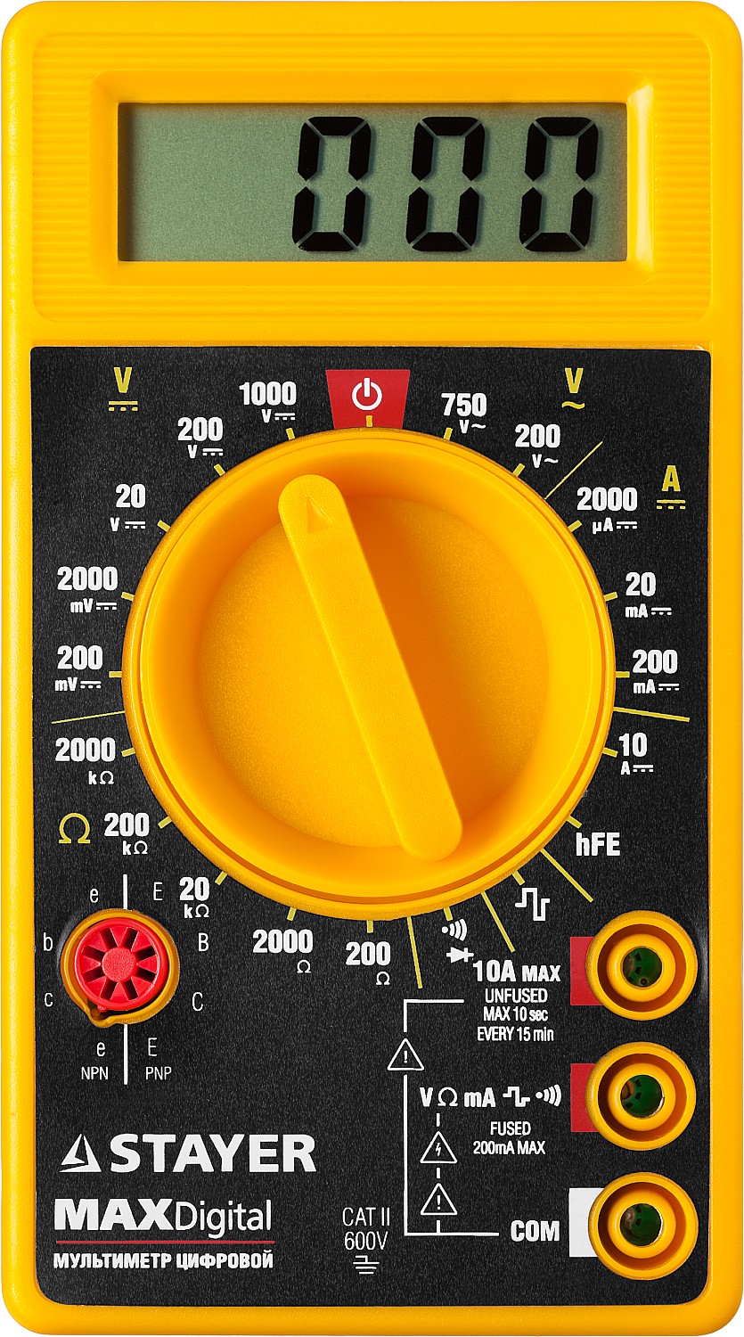 STAYER MAXDigital Цифровой мультиметр (45306)