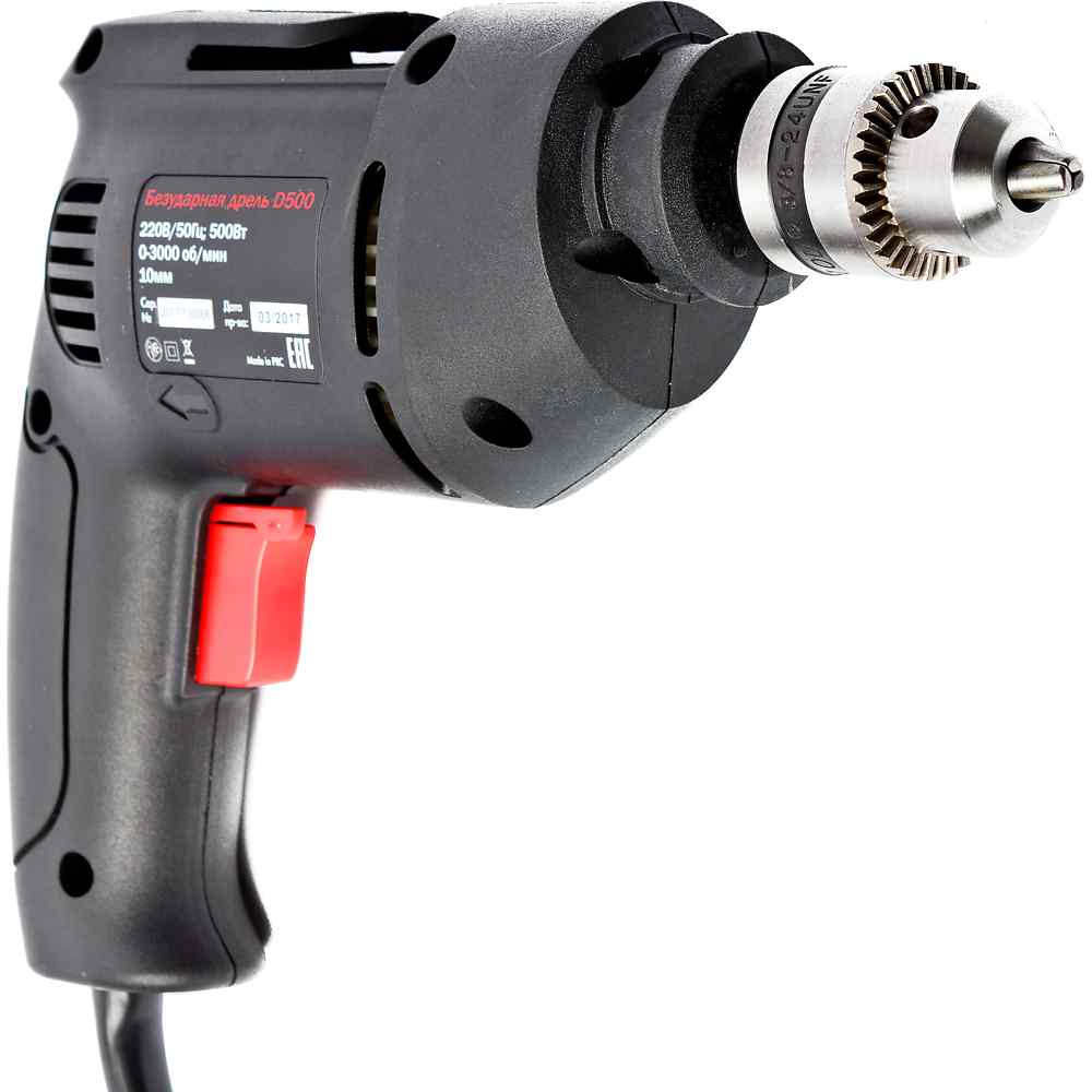 Дрель REDVERG Базовый/Basic D500 безударная