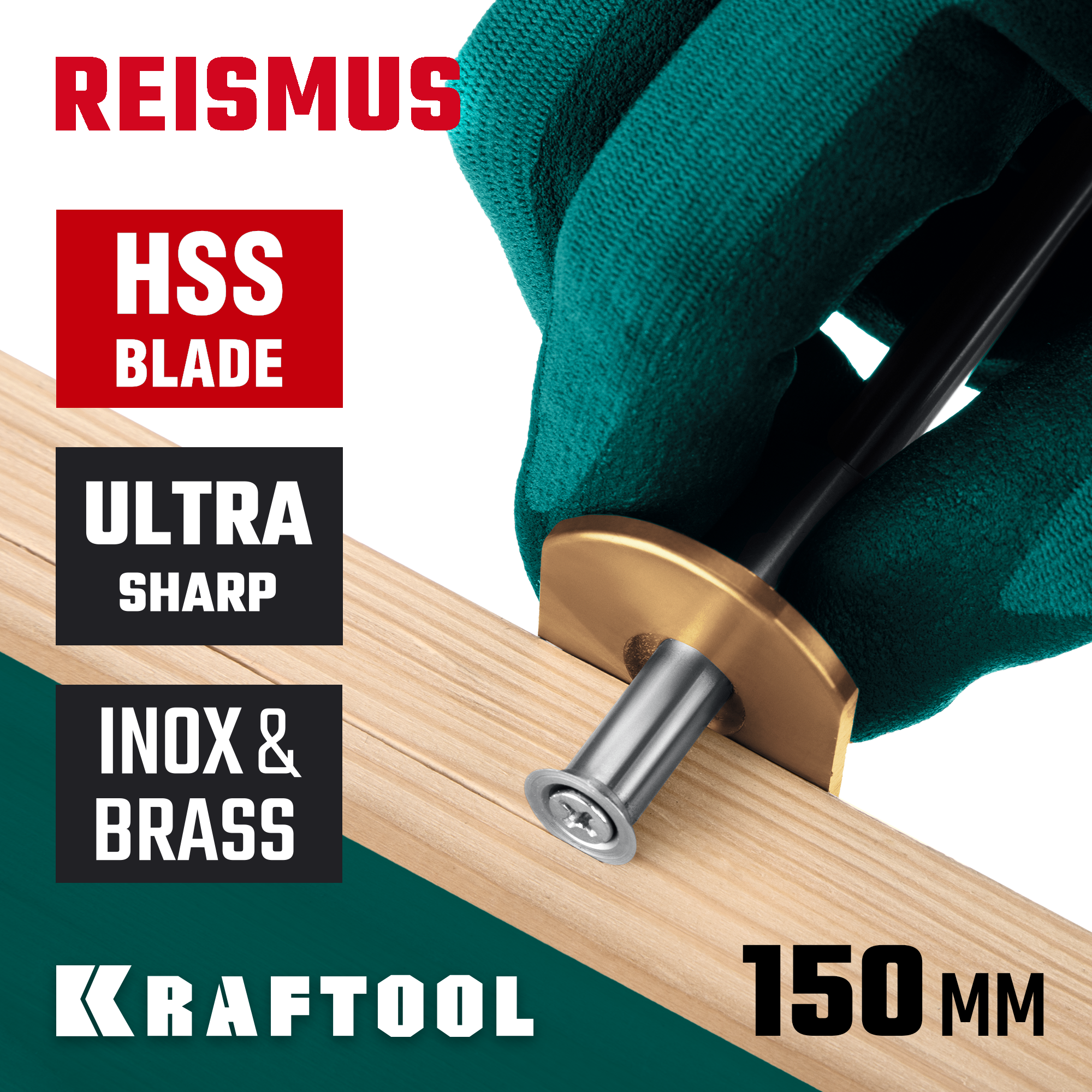 KRAFTOOL 150 мм, высокоточный разметочный рейсмус (34291)