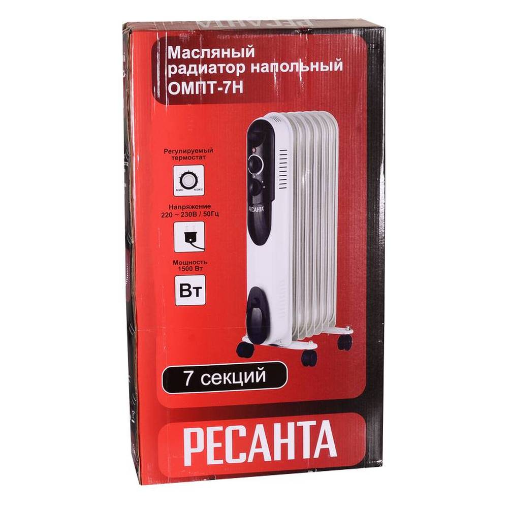 Радиатор масляный РЕСАНТА ОМПТ- 7Н