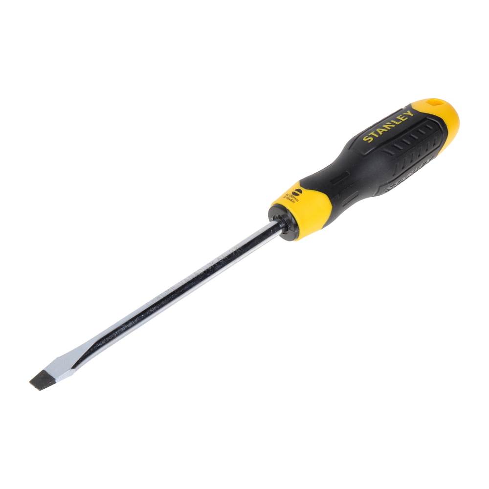 Отвертка шлицевая STANLEY мягкая рукоятка/Cushiongrip SL8х150мм 0-64-921