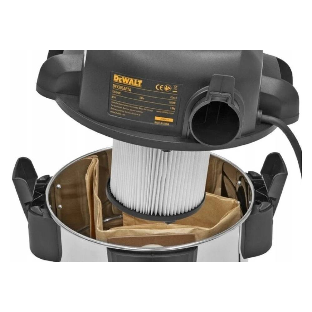 Пылесос строительный  DeWalt DXV30SPTA