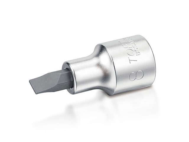 Головка 1/4" с насадкой шлицевой 8мм TOPTUL (BCCA0808)