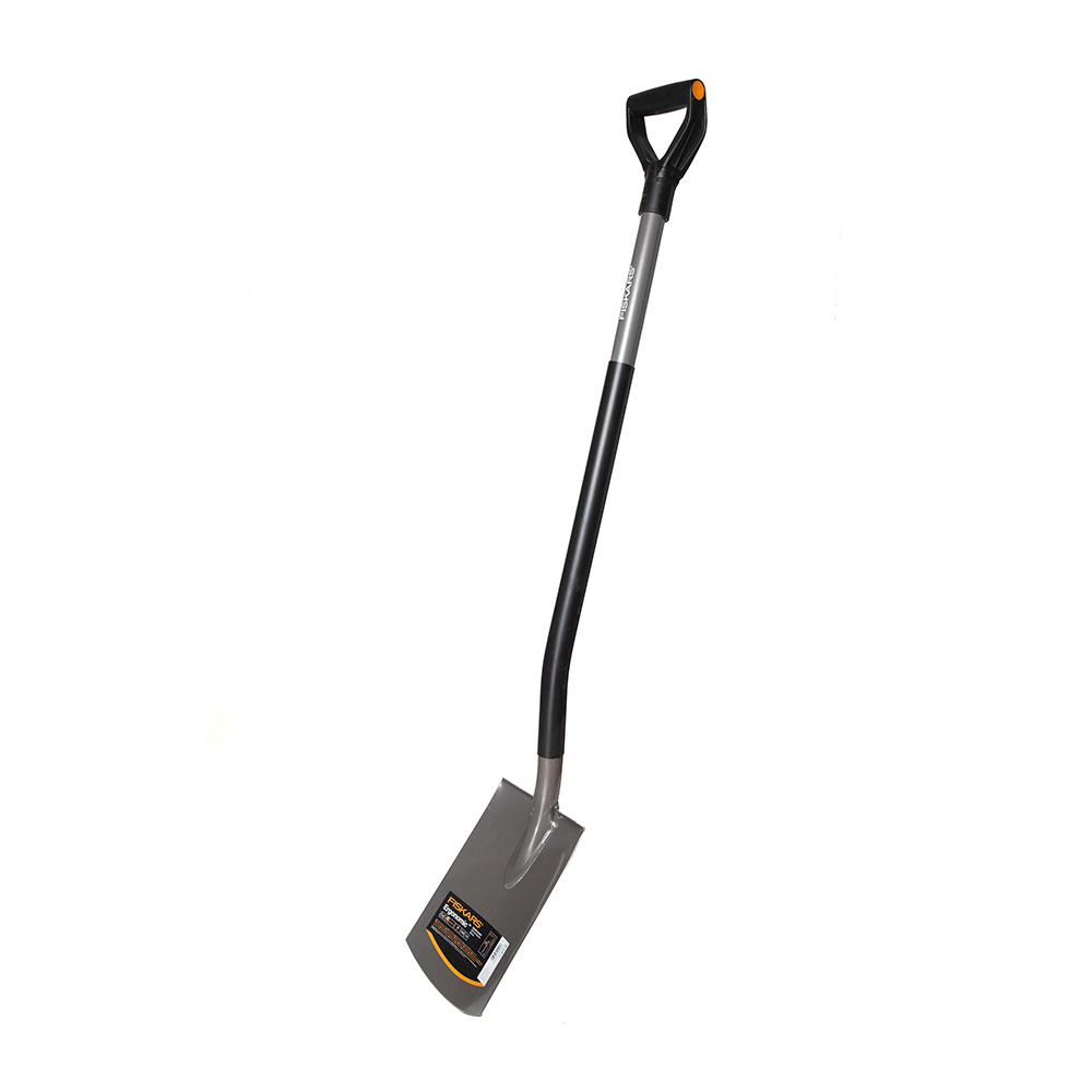 Лопата FISKARS с закругленным лезвием Ergonomic