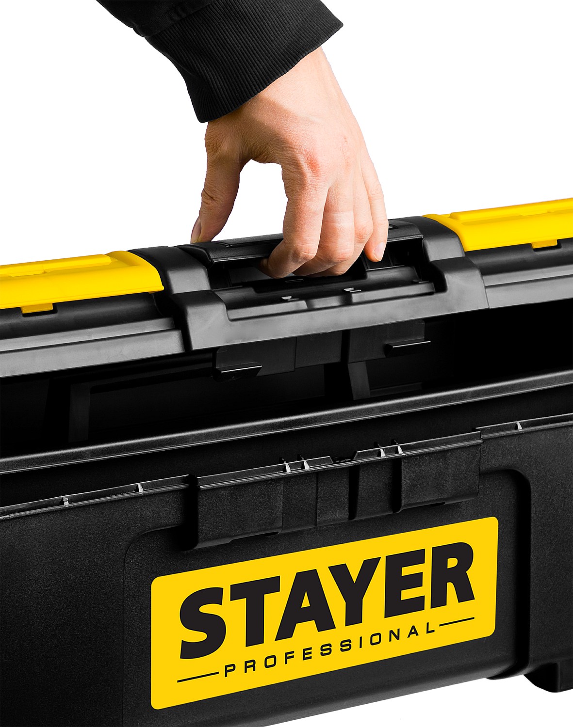 STAYER TOOLBOX-19, 480 х 270 х 240, пластиковый ящик для инструментов, Professional (38167-19)