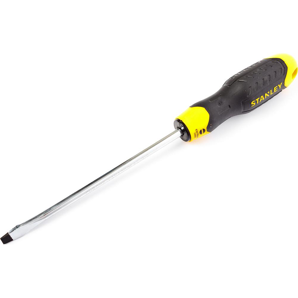 Отвертка шлицевая STANLEY мягкая рукоятка/Cushiongrip SL6.5х150мм 0-64-919