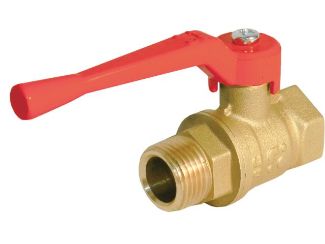 Кран шаровый 3/4" нар.-вн. ручка А31 PN40, БАЗ (БАЗ.А31.0.20.40) (ООО "БАЗ")