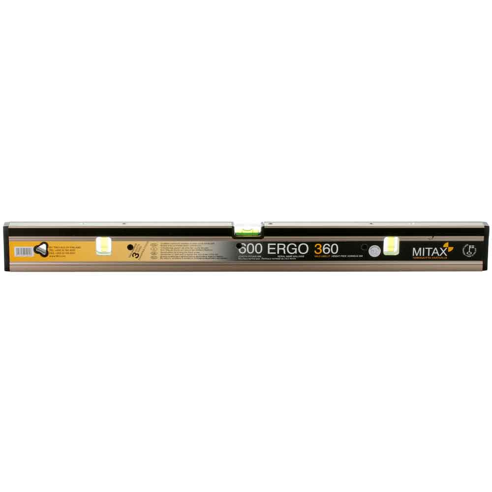 Уровень строительный MITAX 600 ERGO 360 3 капсулы E600