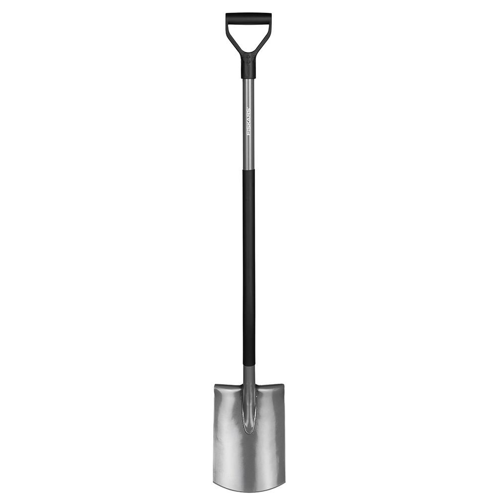 Лопата FISKARS с закругленным лезвием Ergonomic