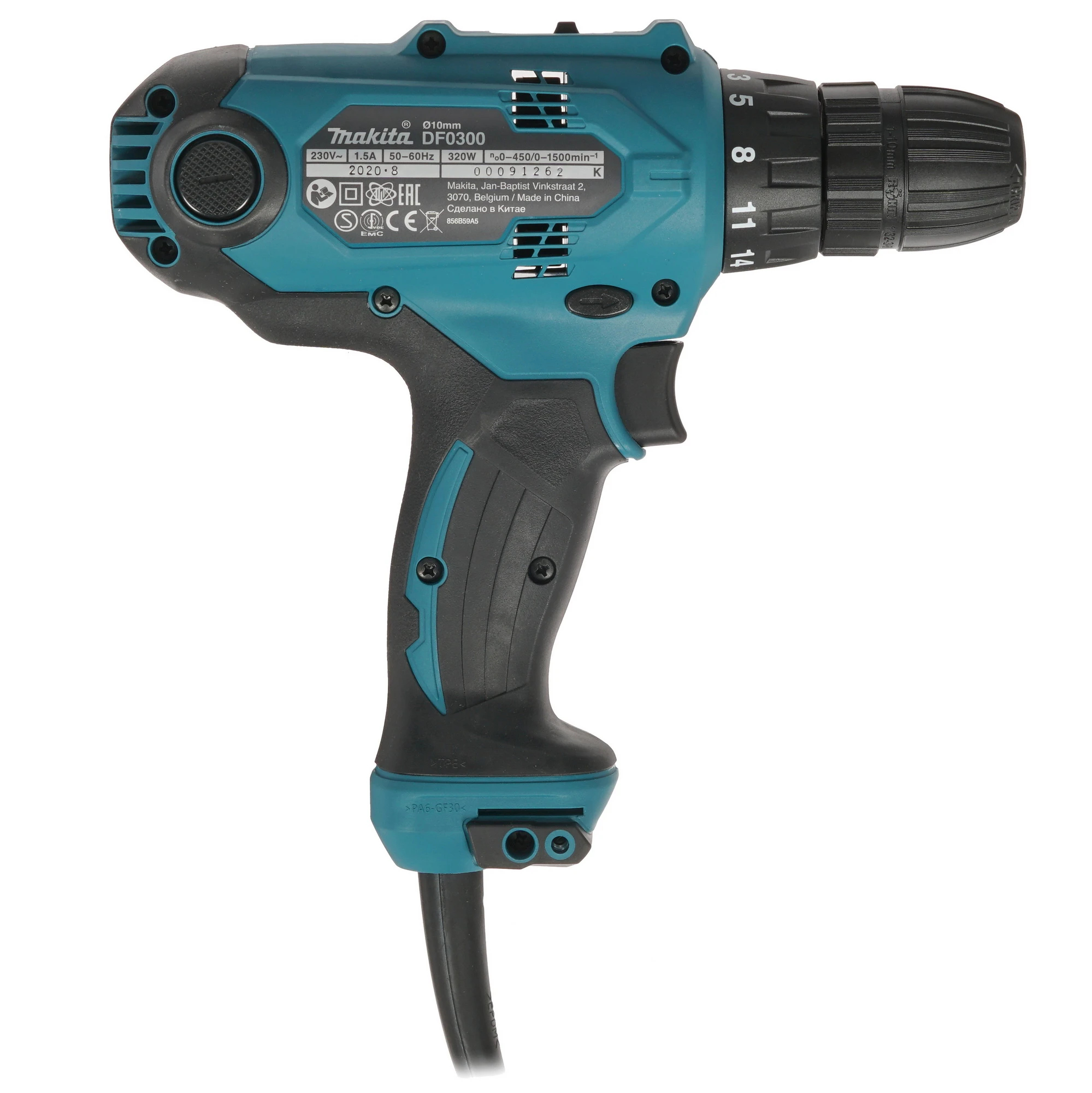 Шуруповерт электрический Makita DF0300+D-58833