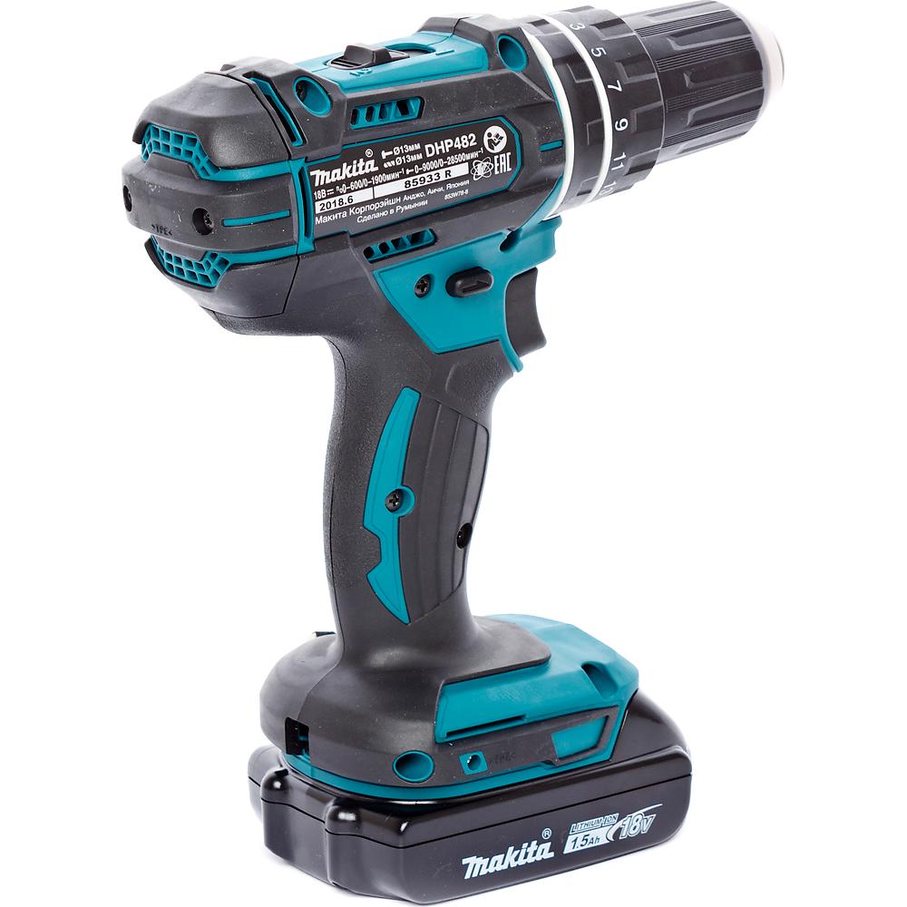 Шуруповерт аккумуляторный ударный Makita DHP482SYE