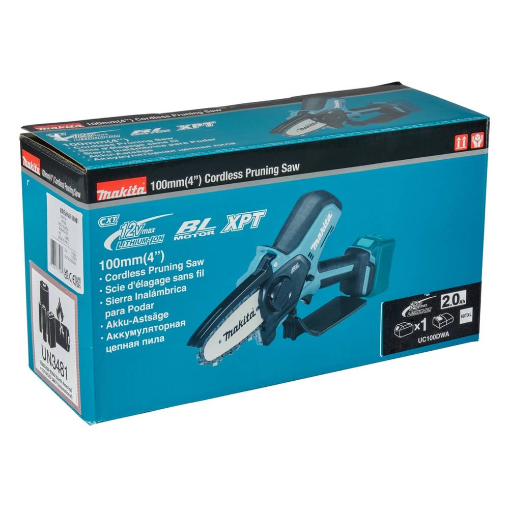 Пила цепная аккумуляторная Makita UC100DWA