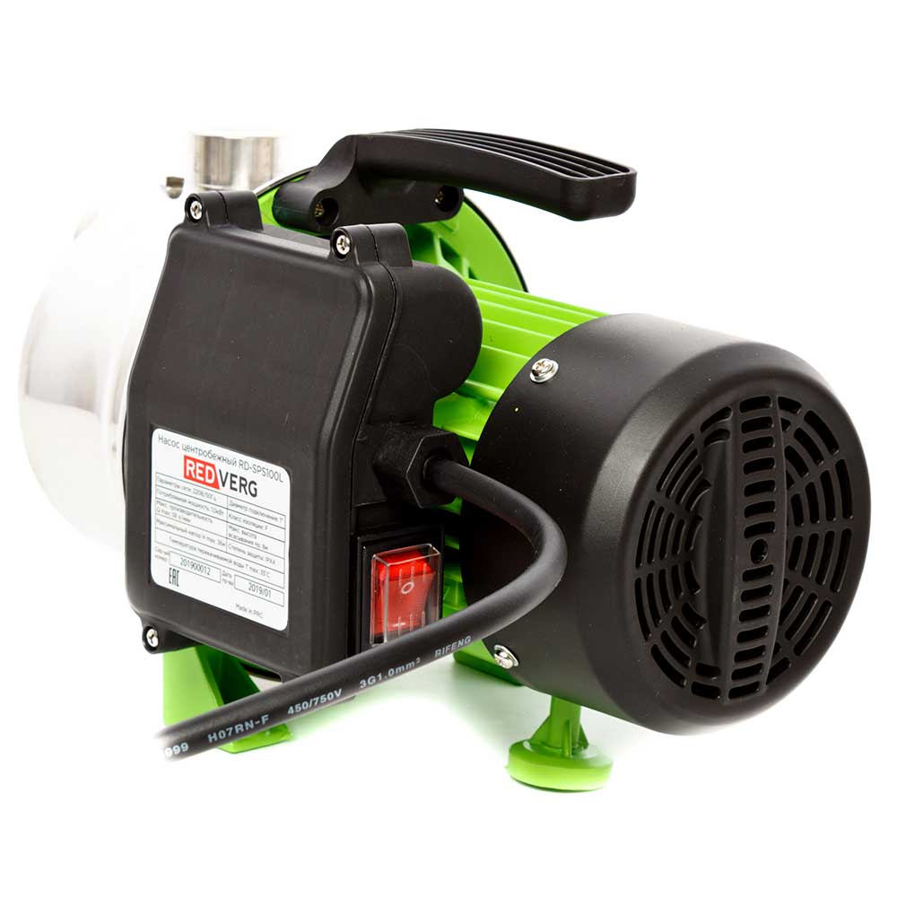 Насос центробежный самовсасывающий REDVERG RD-SPS100L