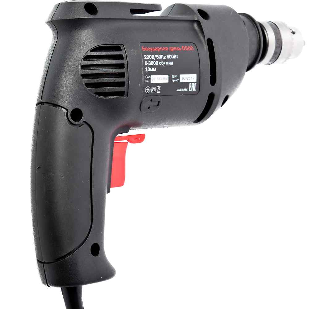 Дрель REDVERG Базовый/Basic D500 безударная