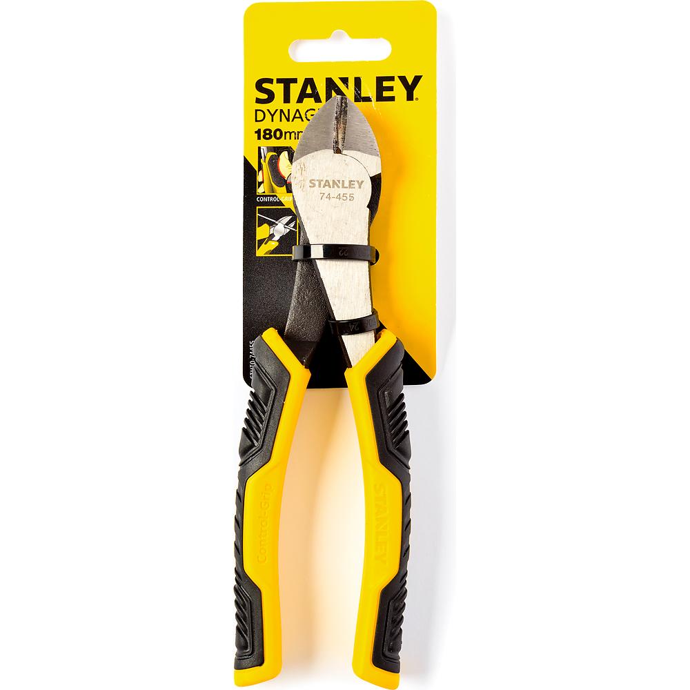Кусачки диагональные Stanley контрол грип/CONTROL GRIP 180 мм