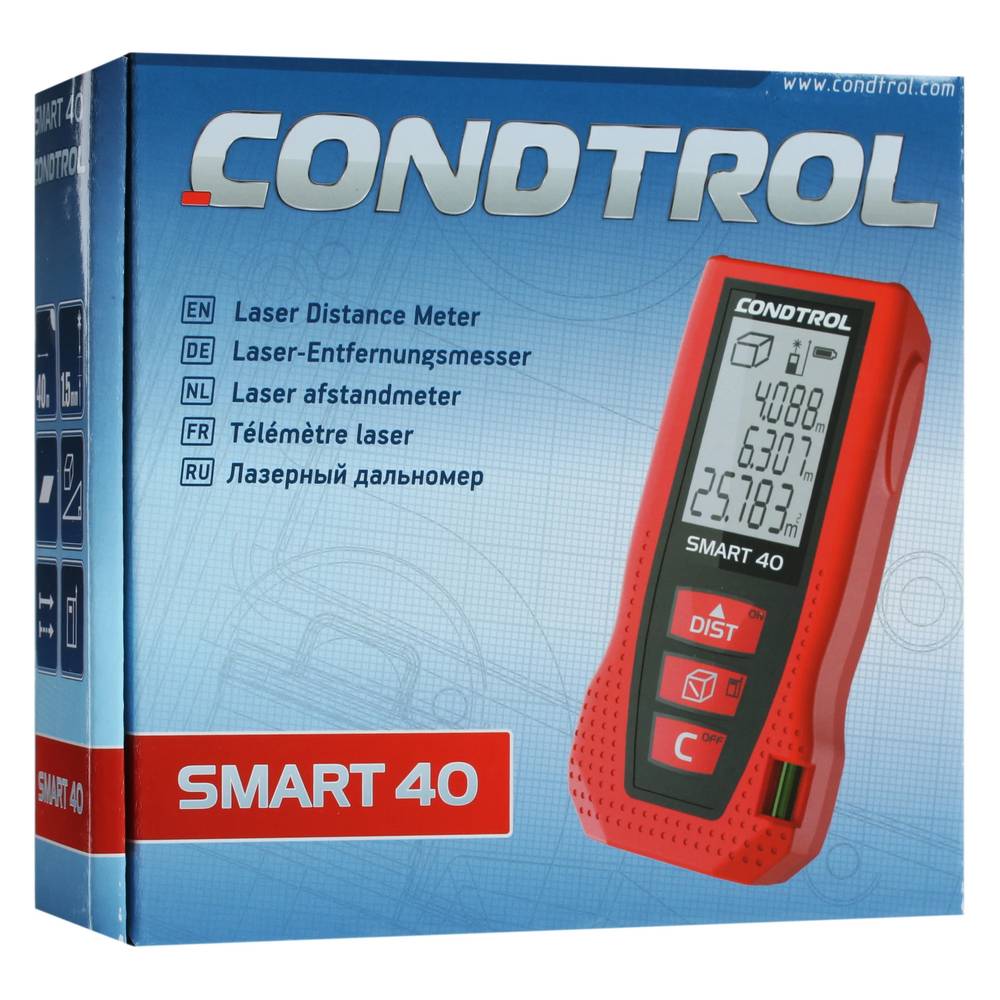 Измеритель длины лазерный CONDTROL  Smart 40