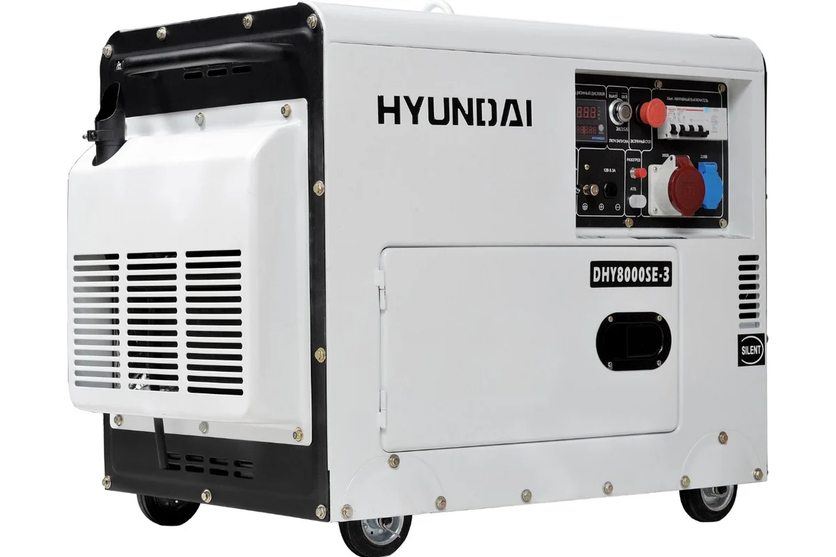 Генератор дизельный HYUNDAI DHY 8000SE-3