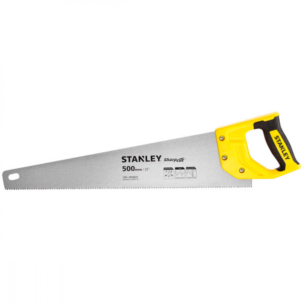 Ножовка Stanley SHARPCUT 500 ММ 7TPI STHT20367-1