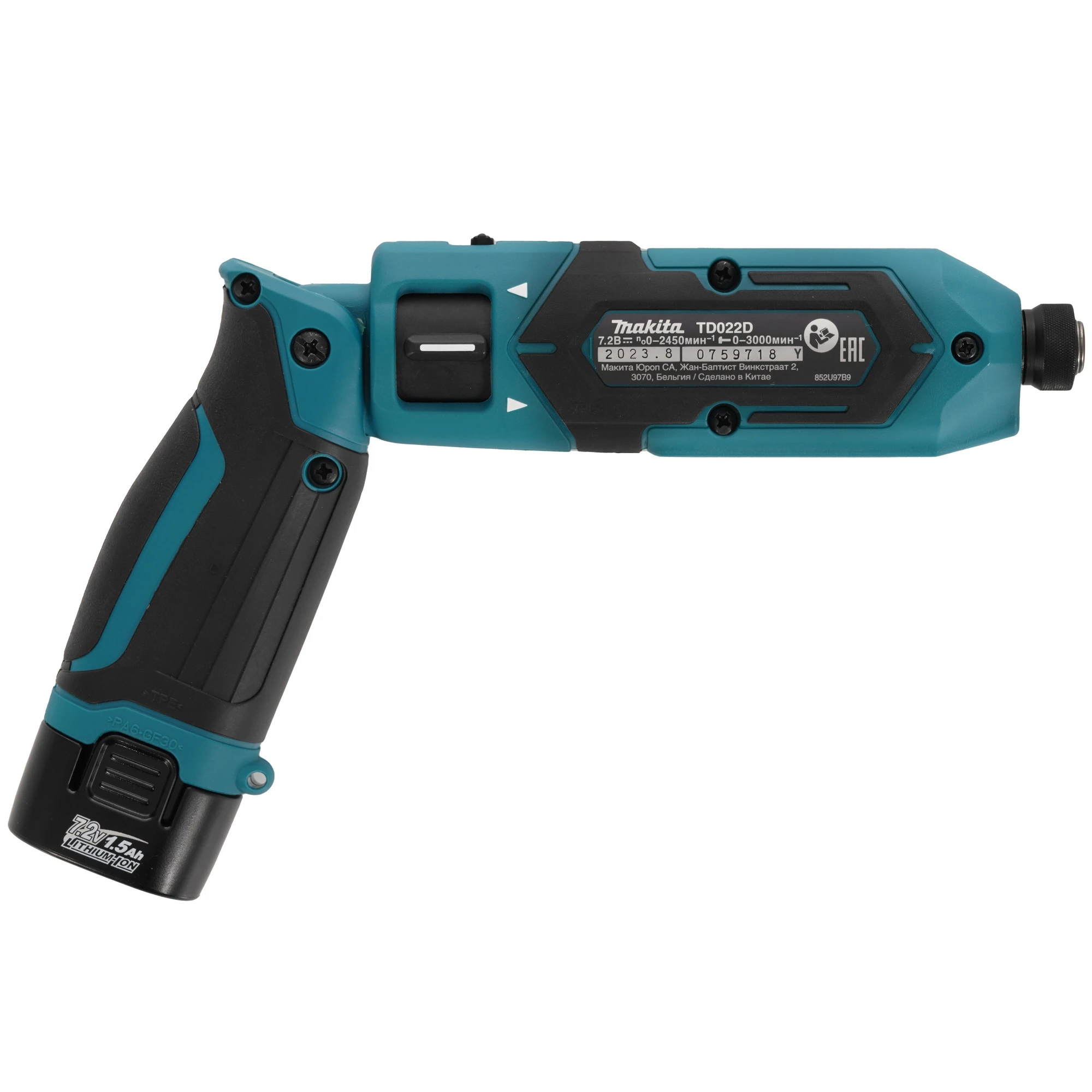 Отвертка аккумуляторная Makita TD022DSE