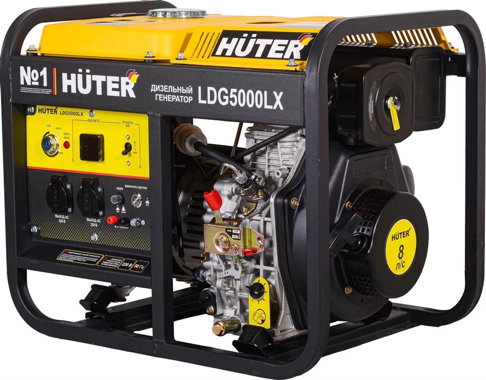 Генератор дизельный Huter LDG 5000LX