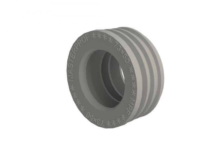 Манжета D73х50 серая (ИС.131772) (MASTERPROF)