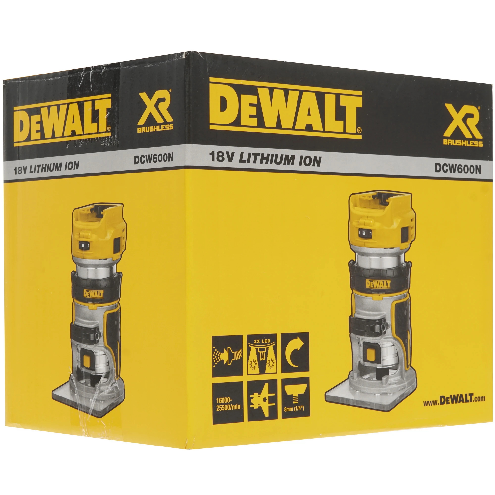 Фрезер аккумуляторный DeWalt DCW600N (без акк, без з/у)