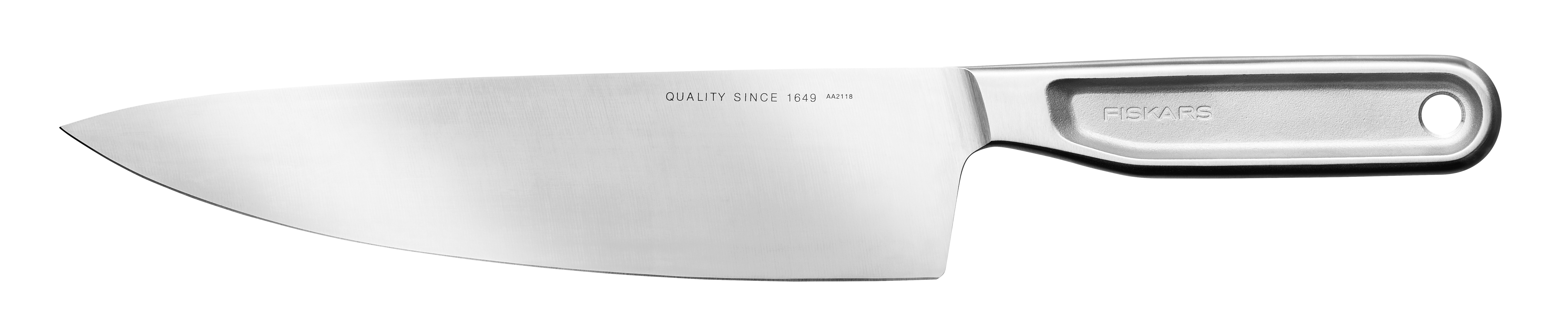 Нож поварской 20см цельнометаллический All Steel Fiskars (1062882) (FISKARS)