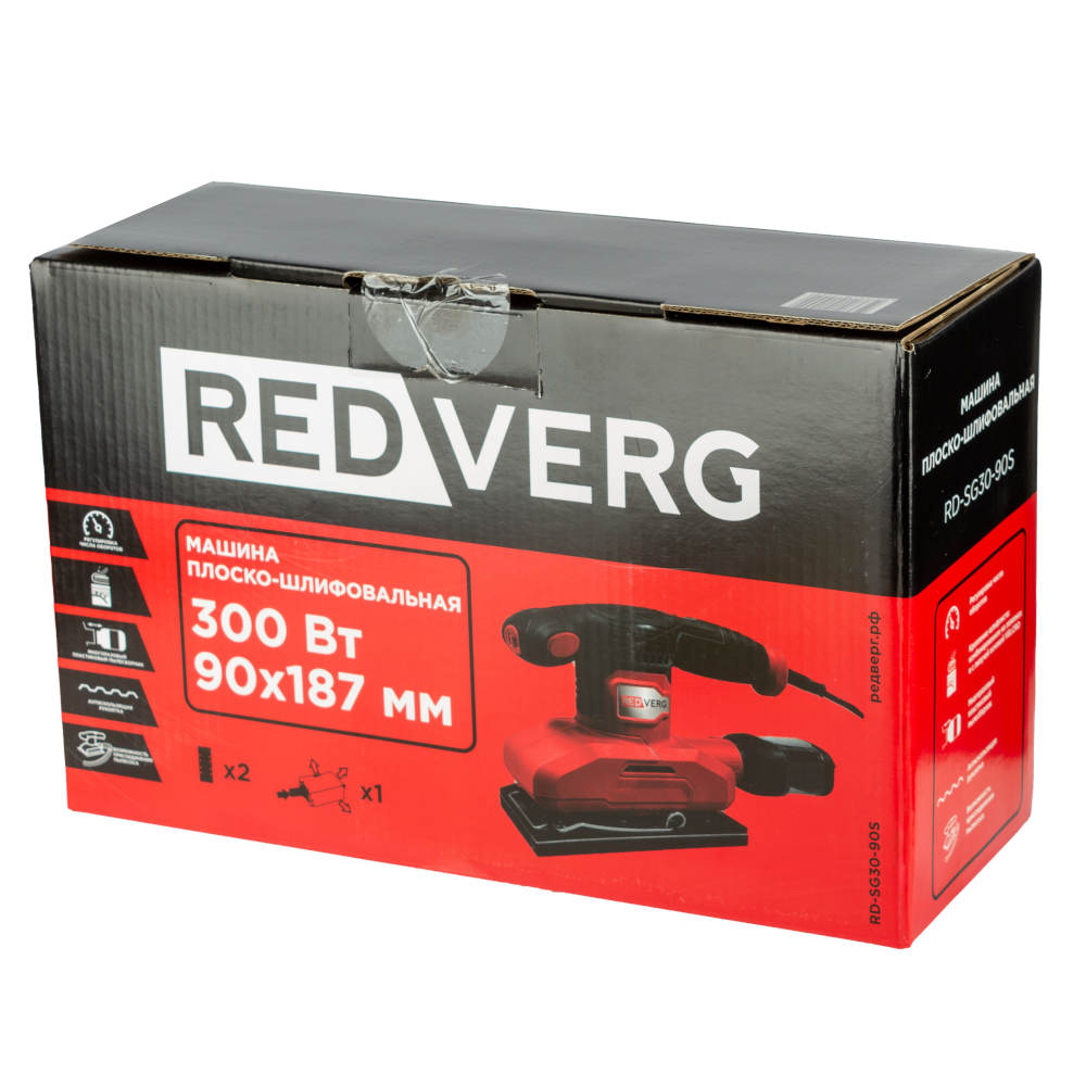 Машина плоско-шлифовальная REDVERG RD-SG30-90S
