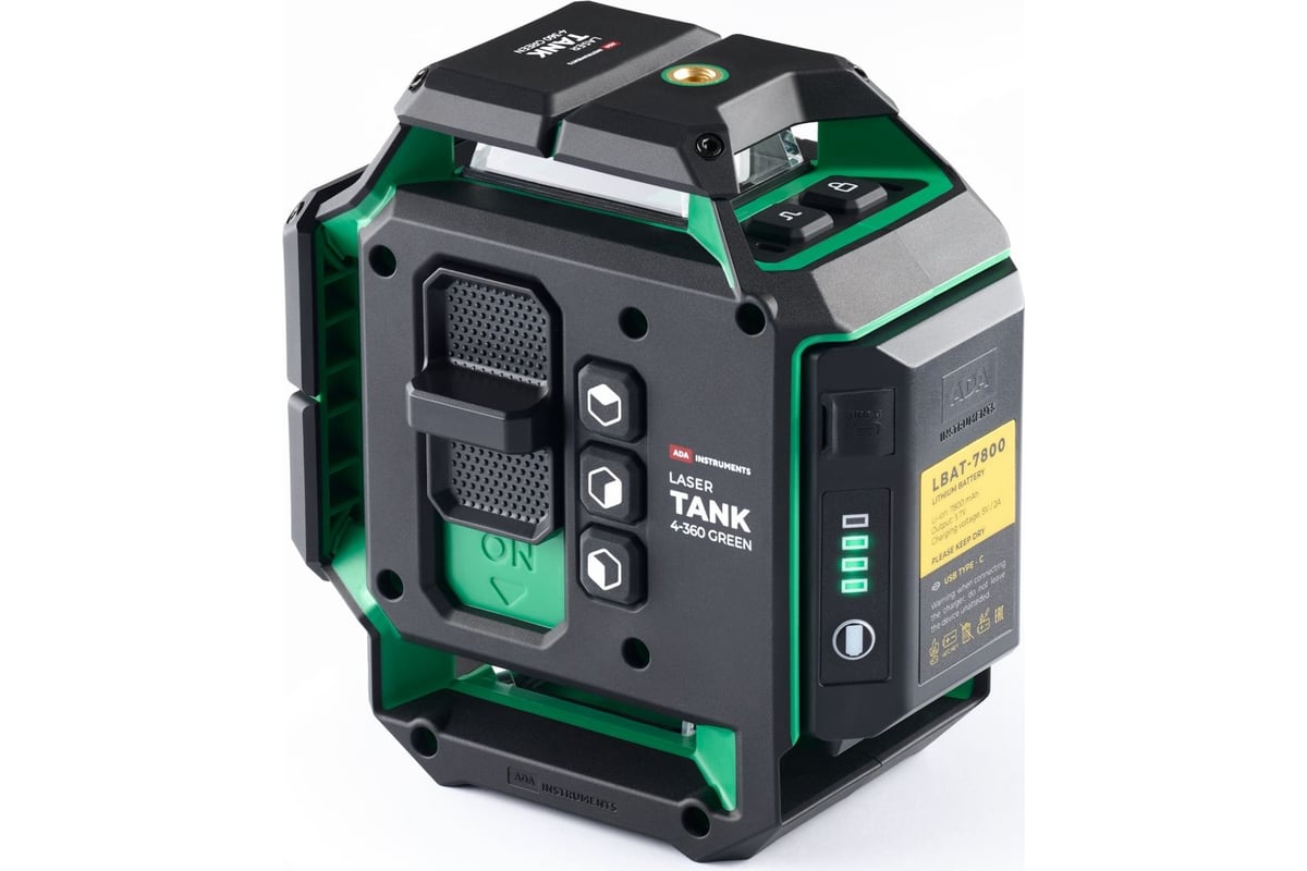 Уровень лазерный ADA LaserTANK 4-360 GREEN Ultimate Edition