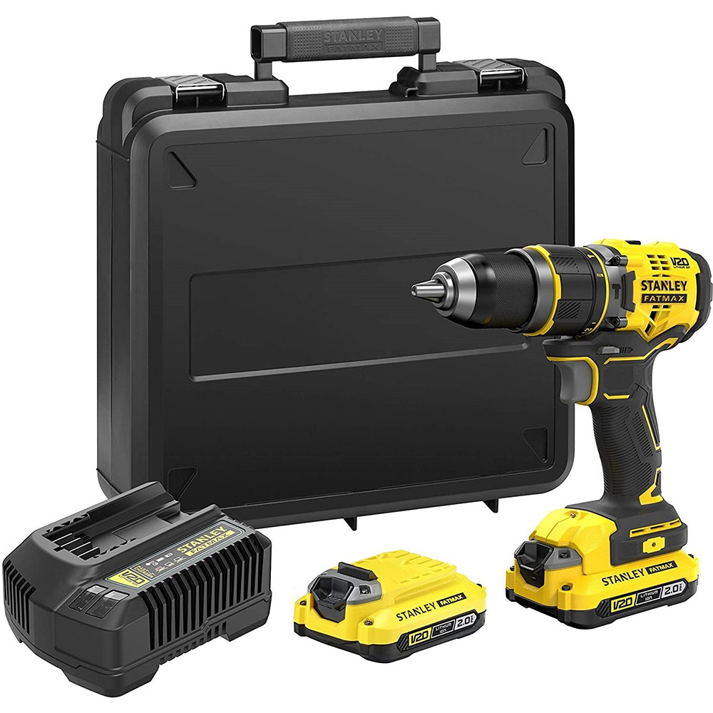 Шуруповерт аккумуляторный Stanley SFMCD721D2K (BL)
