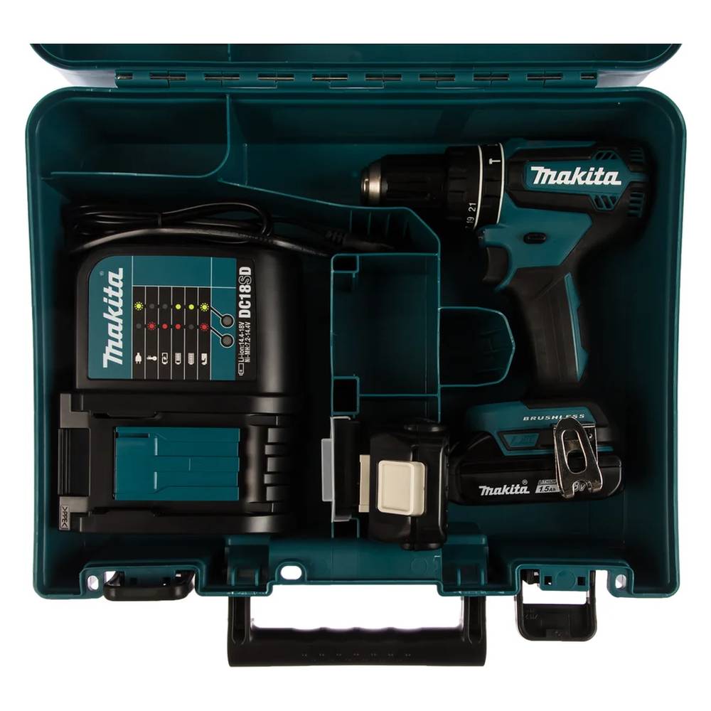 Шуруповерт аккумуляторный ударный Makita DHP485SYE