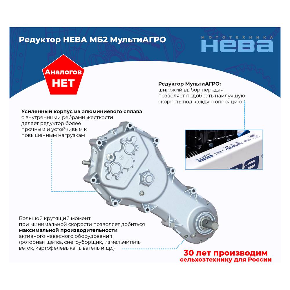 Мотоблок Нева МБ2 Мульти АГРО-ZS (GB225)