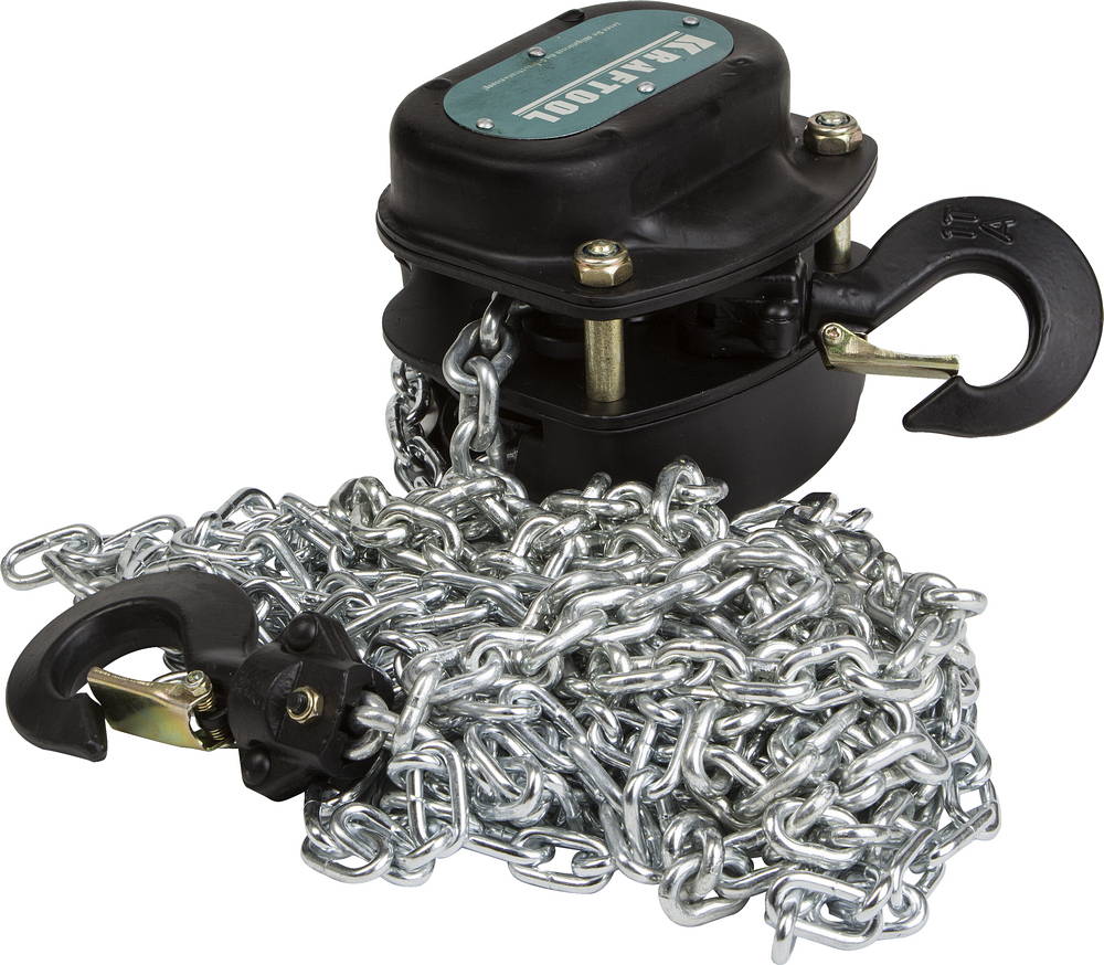 KRAFTOOL 1т х 3м, ручная шестеренная таль (43087-1)